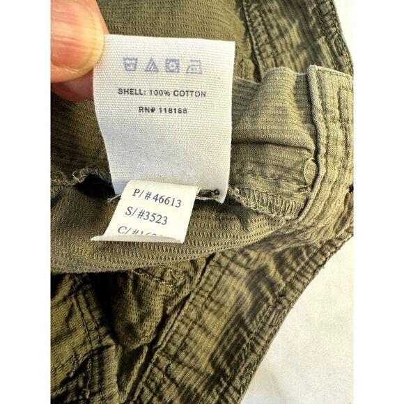 2010 Martin & Osa Cargo Shorts Army Olive Grunge boho Pockets Cotton - Size 2 - Picture 8 of 9